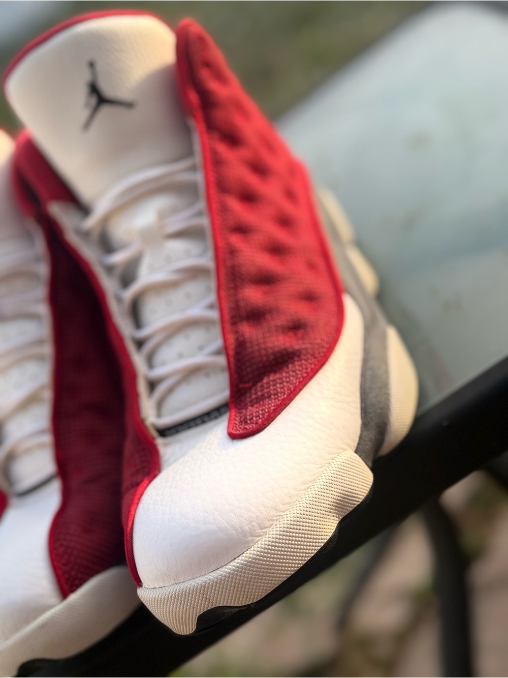 Jordan retro 13 flint gym red size 12 w box - Picture 15 of 16